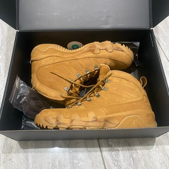 Air Jordan 9 Retro Boot NRG Wheat 2018 Men\'s Size 10 Sneakers w/ Box main image 7